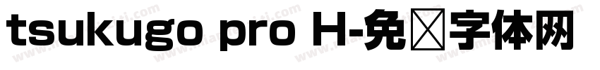 tsukugo pro H字体转换